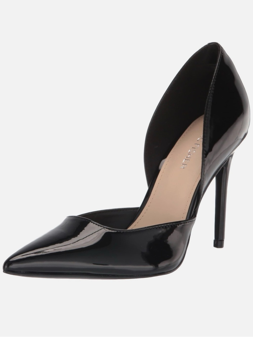 Women’s MARC FISHER Christa black patent pumps- Size 7.5